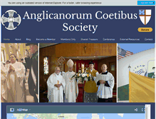 Tablet Screenshot of anglicanuse.org